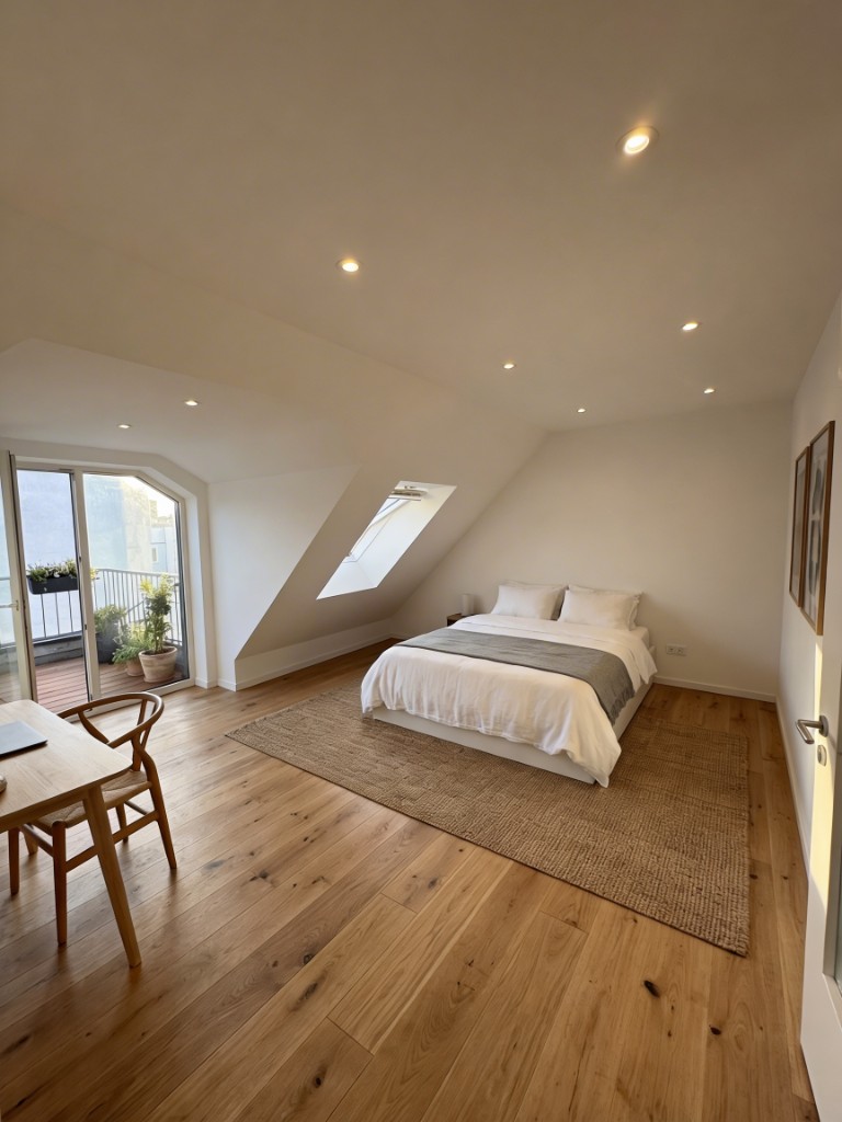 Referenz Dachgeschoss nach der Sanierung